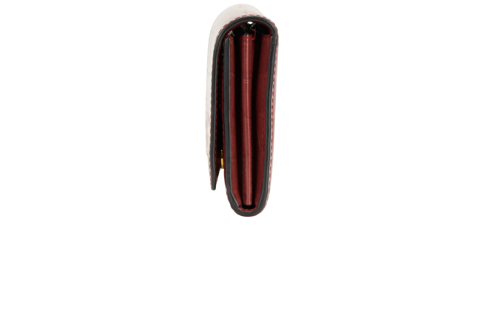 Mulberry Croc Embossed Long Wallet, &pound;110, Accessories, Brown, Leather, Bottom view